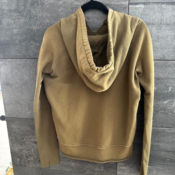 Nili Lotan Janie Hoodie Sweatshirt in Original Army Green Color Size S - Picture 8 of 10